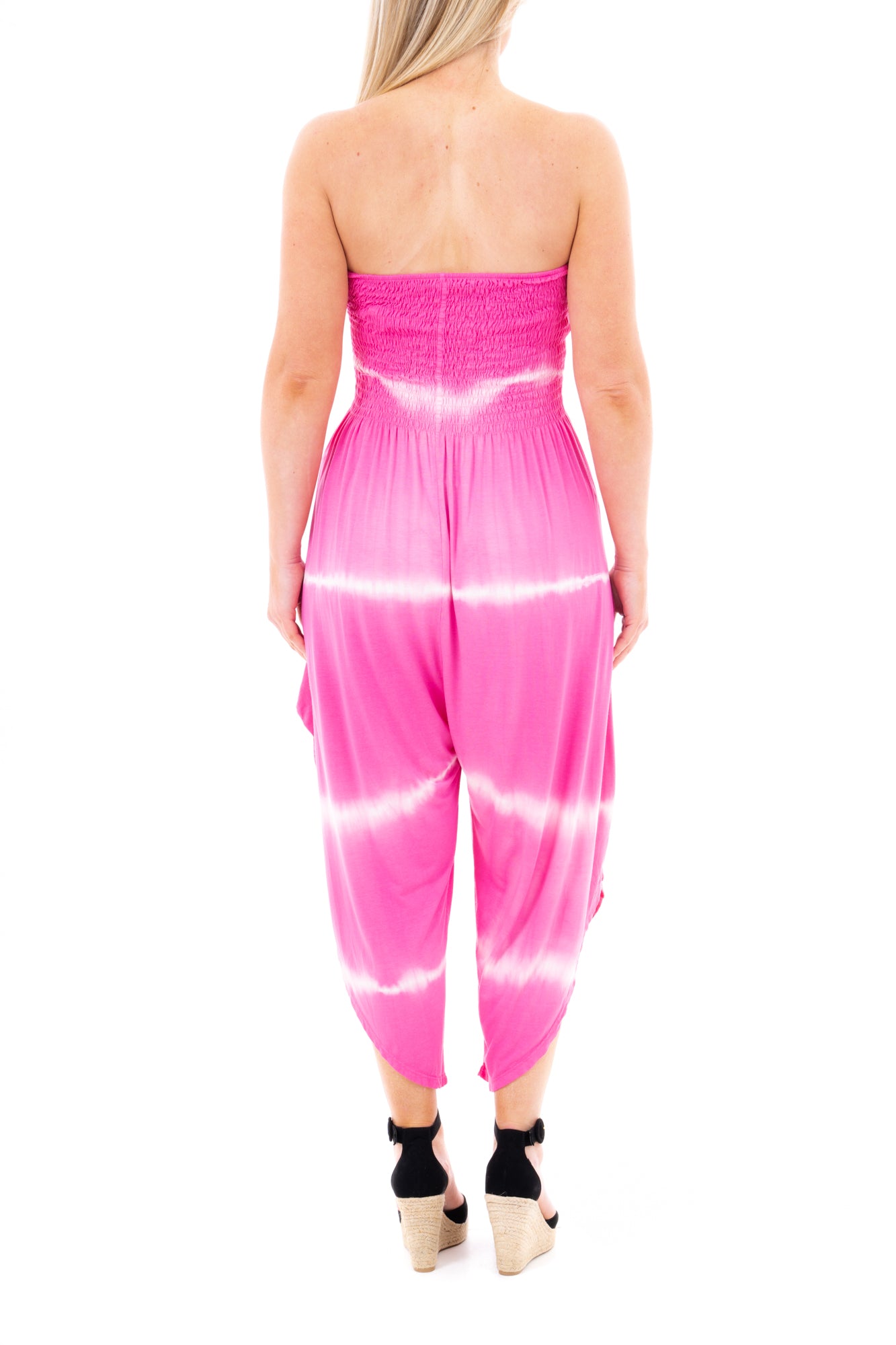 Side slit Tie Dye Jumpsuit