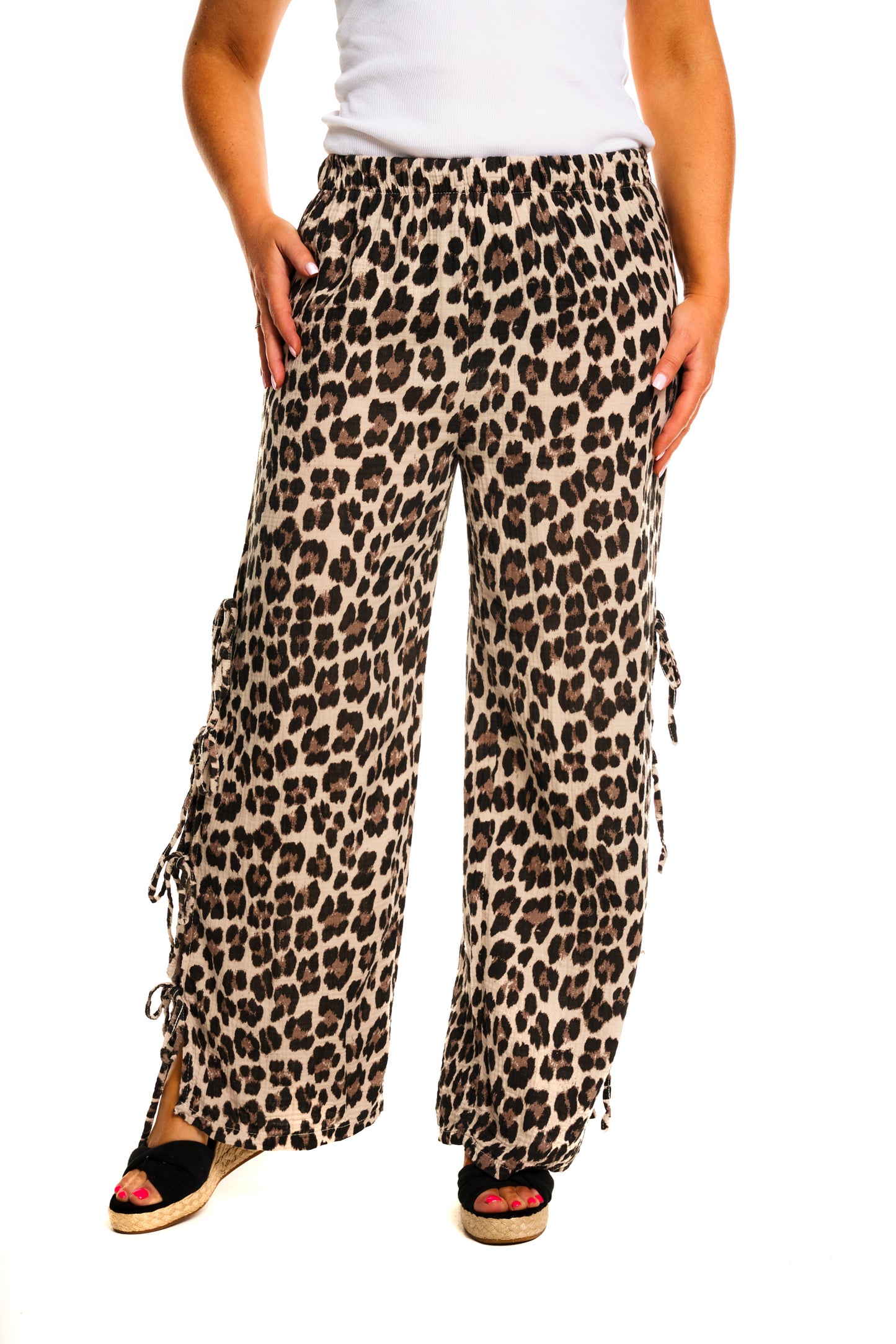 Leopard trousers