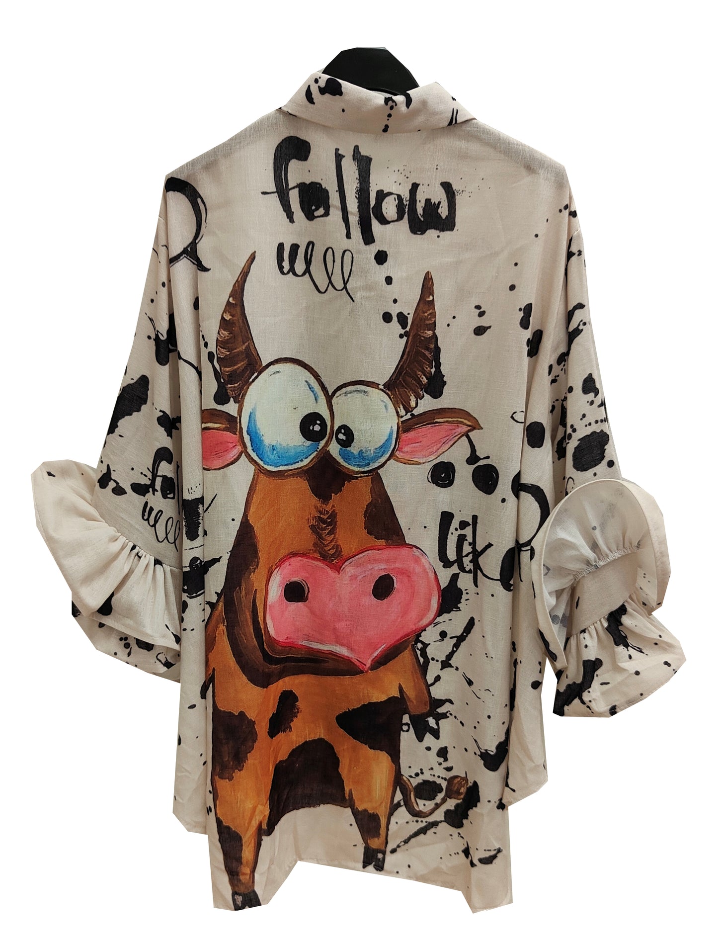 Cow print shirt